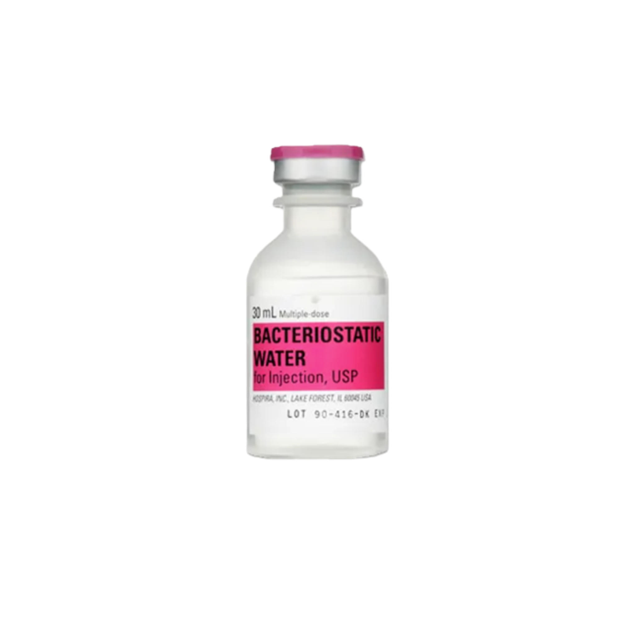 Bacteriostatic water laboratory supply